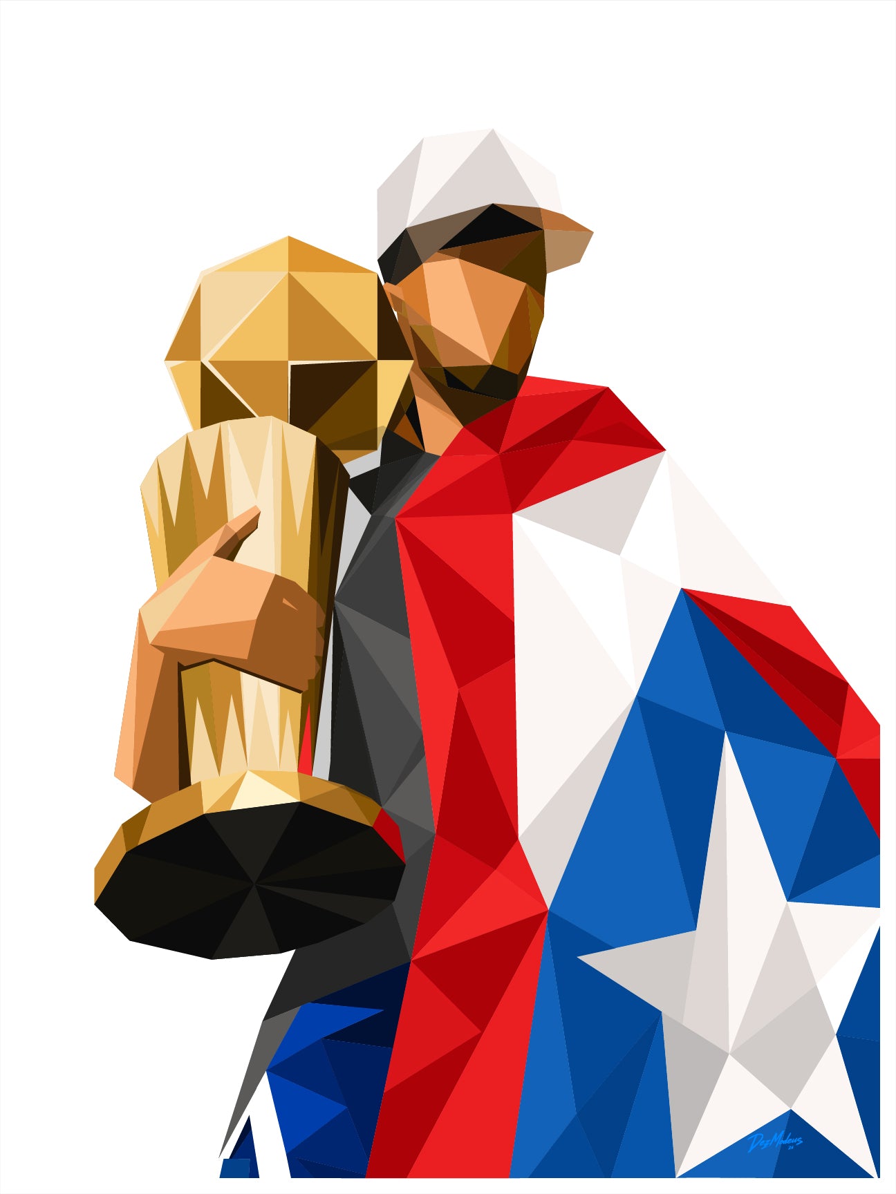 La Bandera y el Trofeo